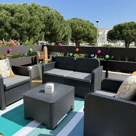 Sol-y-days Cyprianes Grande Terrasse Avec Piscine 아파트 라그랑모트